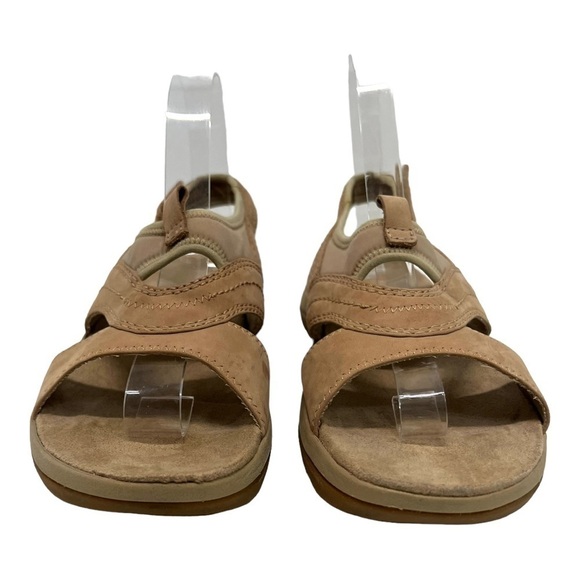 Easy Spirit Evio Tan Suede Casual Comfort Sandals Women’s 7.5 - Picture 2 of 12